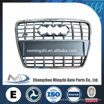 S6 CHROME FRAME &amp; LOGO CAR FRONT GRILLE pour 2005-2012 ANDI A6L&#39;04
